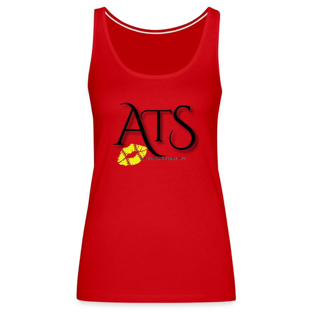 ATS - Flag Tank - RED Women’s Premium Tank Top - red