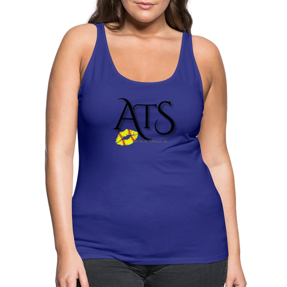 ATS - Flag Tank - RED Women’s Premium Tank Top - royal blue