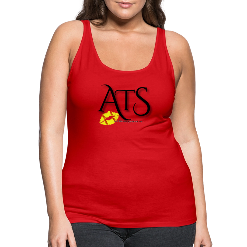 ATS - Flag Tank - RED Women’s Premium Tank Top - red